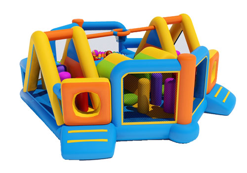 Inflatable Multi Zone Obstacle Game