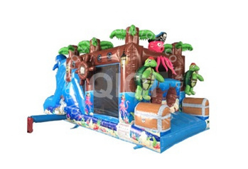 Sea animals inflatable obstacle for kids