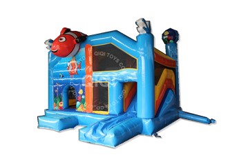 bouncing castles with slide