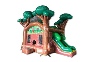 jungle inflatable castle combo