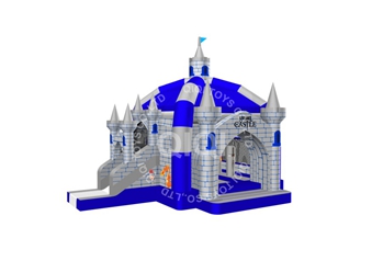 Castle air bounce with slide