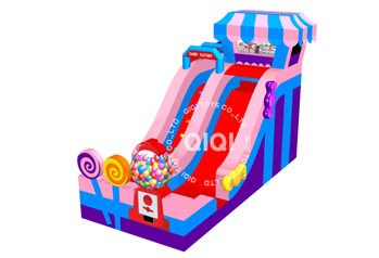 candy with pink and purple slide