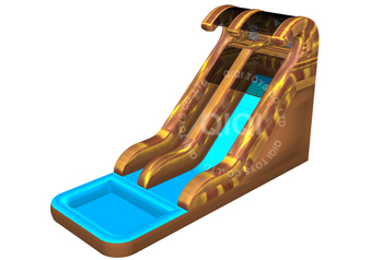 “Special textured fabric” water slide