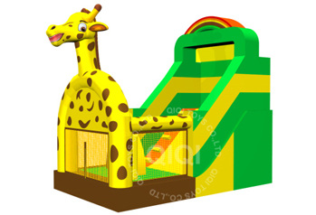 safari with giraffe theme slide