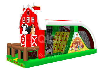 Farm theme popular inflatable obstalce