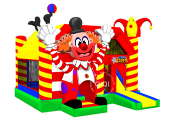 Clown theme inflatable combo