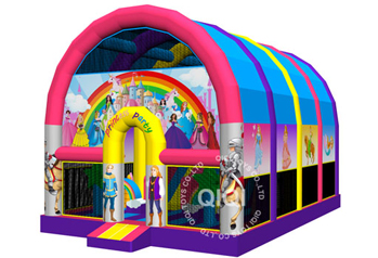 Princess castle theme playground with canopy