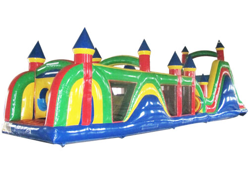 60ft Commercial inflatable obstacle course