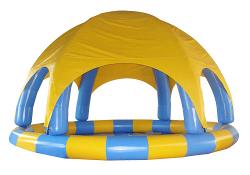 Commercial Inflatable Pool With Tent