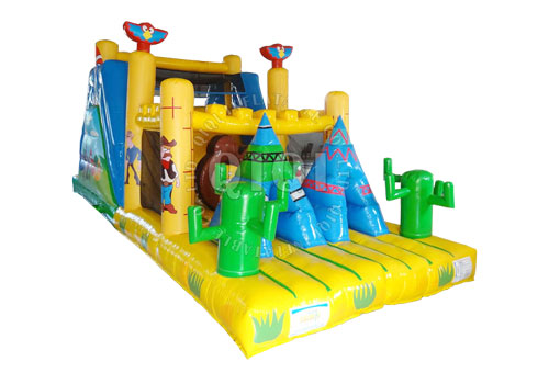 Cow Boy Inflatable obstacle course