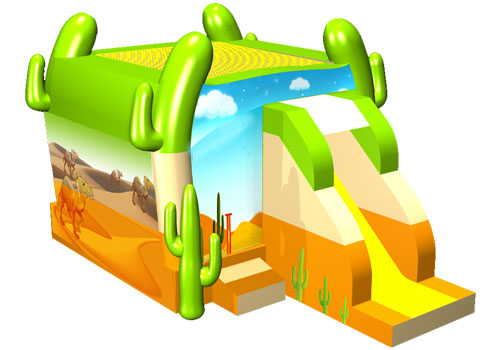 Desert Bounce House with Slide