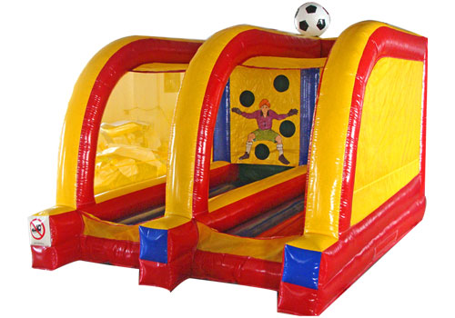 Double Lane Football Toss Inflatable Game