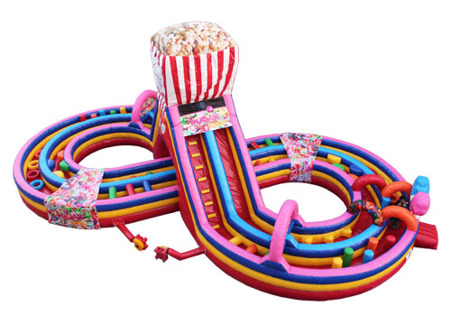 Gaint Candy Inflatable Obstacle Course