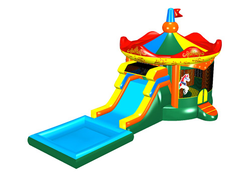 Merry Go Round Bouncy Castle Combo