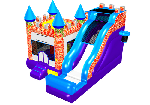 Newest Design Bouncy Castle With Slide