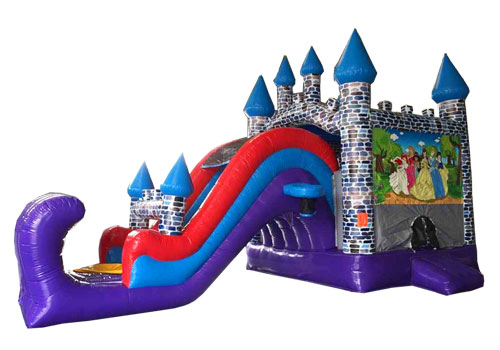 Princess Castle Slide 6 In 1 Combo