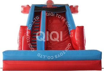 Spiderman inflatable slide